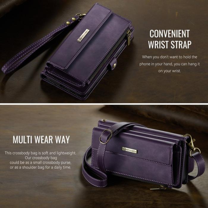 Caseme - CASEME C39 Fodral till Samsung Galaxy S25 med RFID, Lila