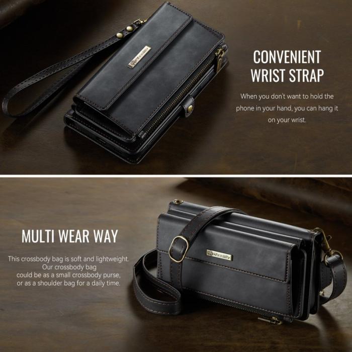 Caseme - CASEME C39 Fodral till Samsung Galaxy S25 med RFID Skydd - Svart