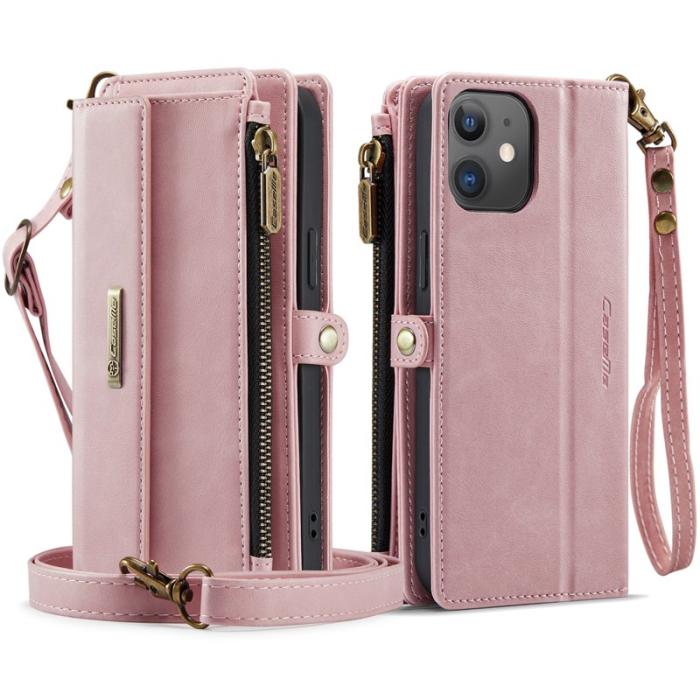 Caseme - CASEME C39 iPhone 12 mini Fodral med RFID Skydd - Rosa
