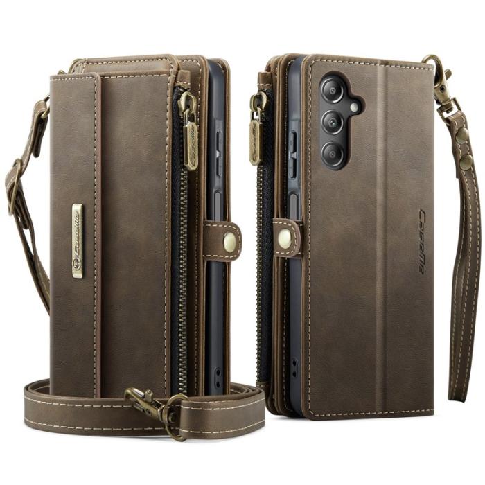 Caseme - CASEME C39 Samsung Galaxy A16 5G Fodral Läder Brun