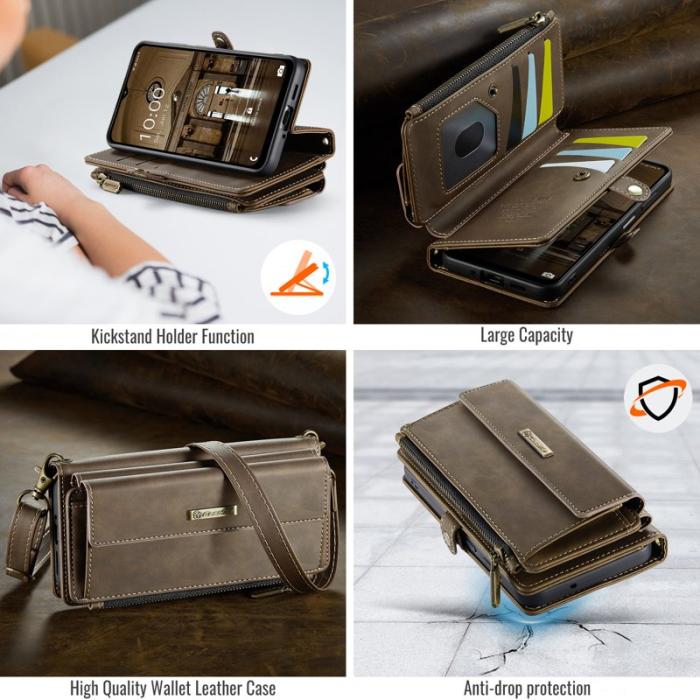 Caseme - CASEME C39 Samsung Galaxy A16 5G Fodral Läder Brun