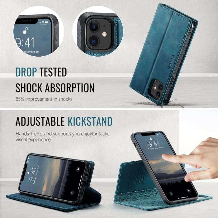 Caseme - CASEME C49 Fodral för iPhone 12 Pro/12 6.1 tum Grön