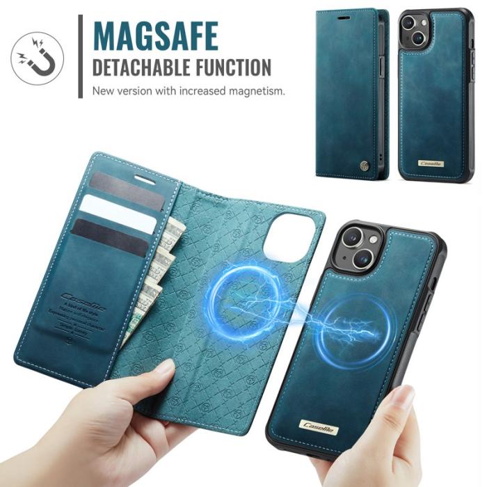 Caseme - CASEME C49 Fodral för iPhone 14 Plus/15 Plus MagSafe Grön