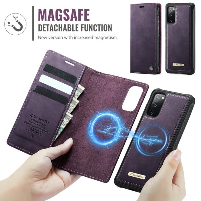 Caseme - CASEME C49 Fodral för Samsung Galaxy S20 FE 5G Lila