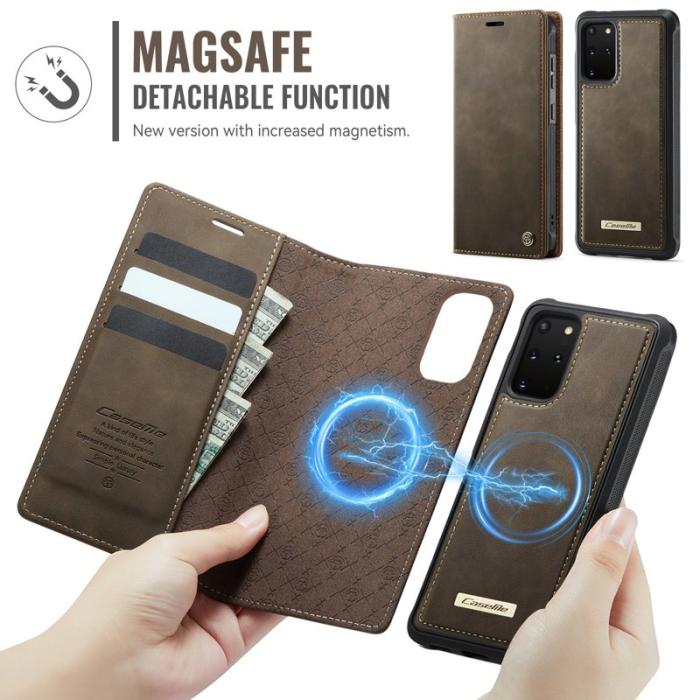 Caseme - CASEME C49 Fodral för Samsung Galaxy S20 Plus 5G - Kaffe