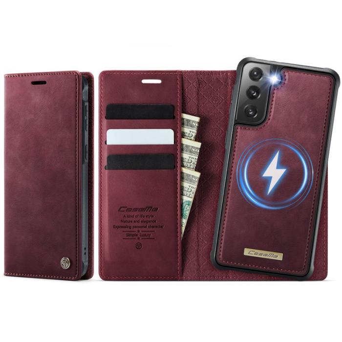 Caseme - CASEME C49 Fodral för Samsung Galaxy S21 5G/4G - Röd