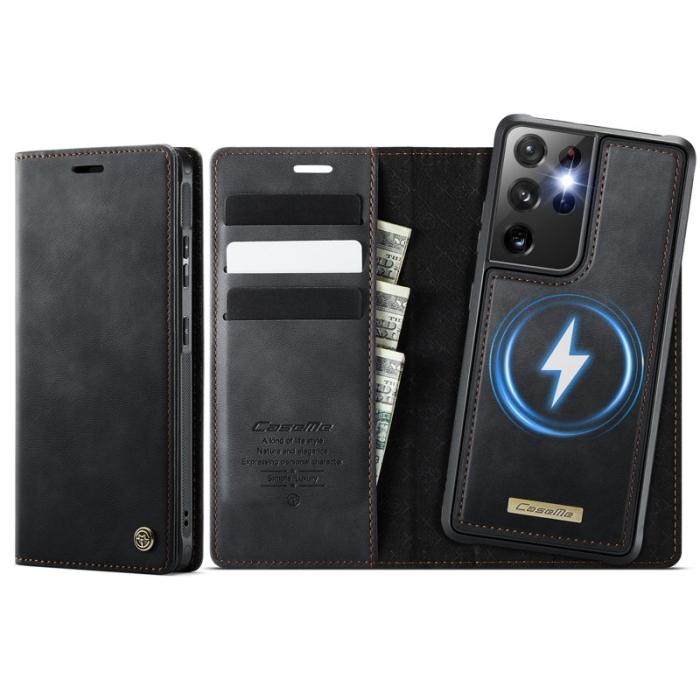 Caseme - CASEME C49 Fodral för Samsung Galaxy S21 Ultra 5G - Svart