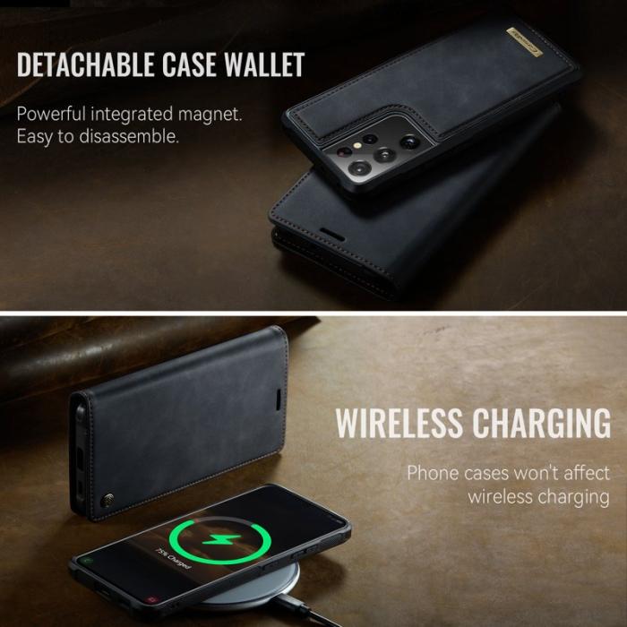 Caseme - CASEME C49 Fodral för Samsung Galaxy S21 Ultra 5G - Svart