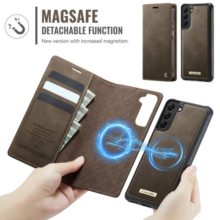 Caseme - CASEME C49 Fodral för Samsung Galaxy S22 5G - Kaffe