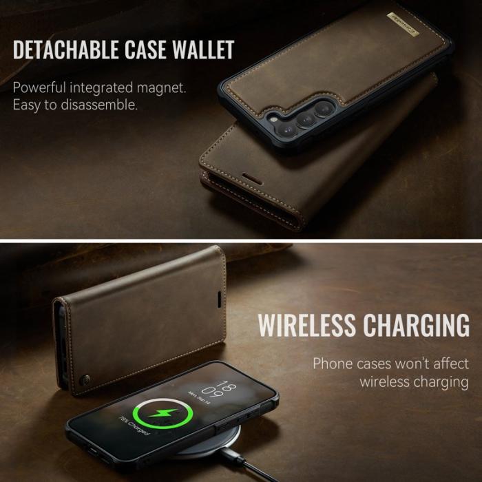 Caseme - CASEME C49 Fodral för Samsung Galaxy S23 MagSafe Kaffe