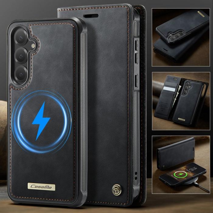 Caseme - CASEME C49 Fodral för Samsung Galaxy S25 FE MagSafe Svart