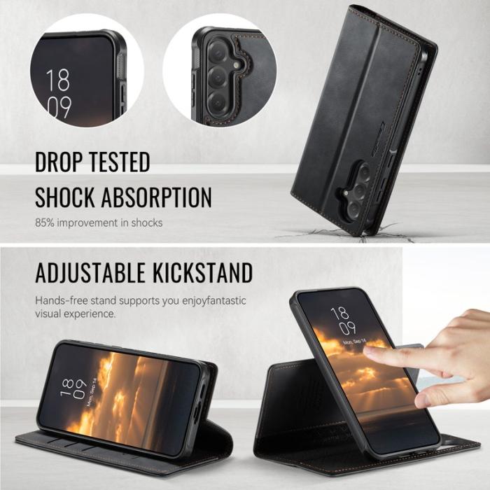 Caseme - CASEME C49 Fodral för Samsung Galaxy S25+ / S24+ - Svart