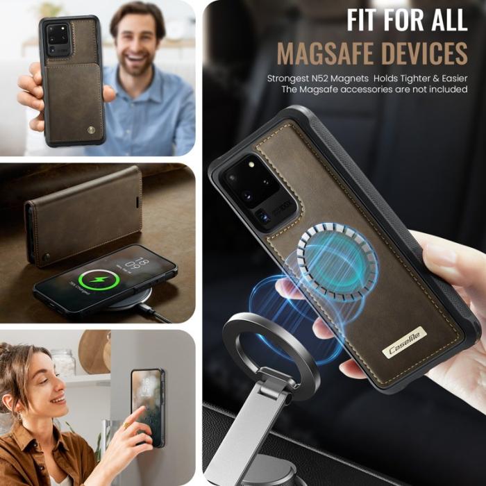 Caseme - CASEME C49 Fodral till Samsung Galaxy S20 Ultra - Kaffe