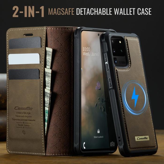 Caseme - CASEME C49 Fodral till Samsung Galaxy S20 Ultra - Kaffe