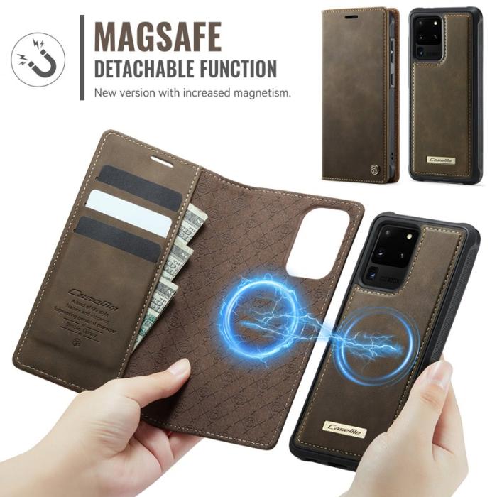 Caseme - CASEME C49 Fodral till Samsung Galaxy S20 Ultra - Kaffe