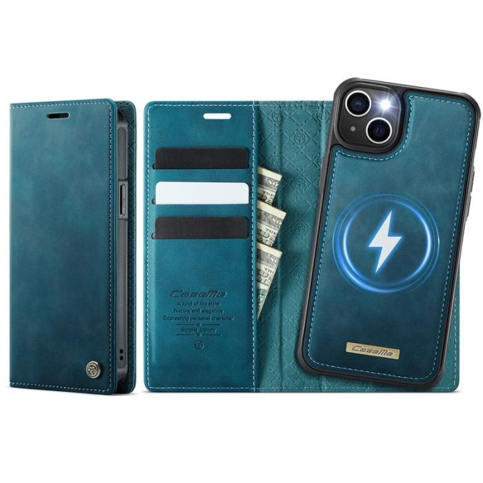 Caseme - CASEME C49 iPhone 13 Fodral MagSafe RFID Blocker Grön