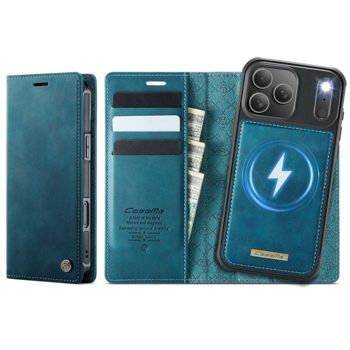 Caseme - CASEME C49 iPhone 17 Pro Skal MagSafe RFID Blocker Grön