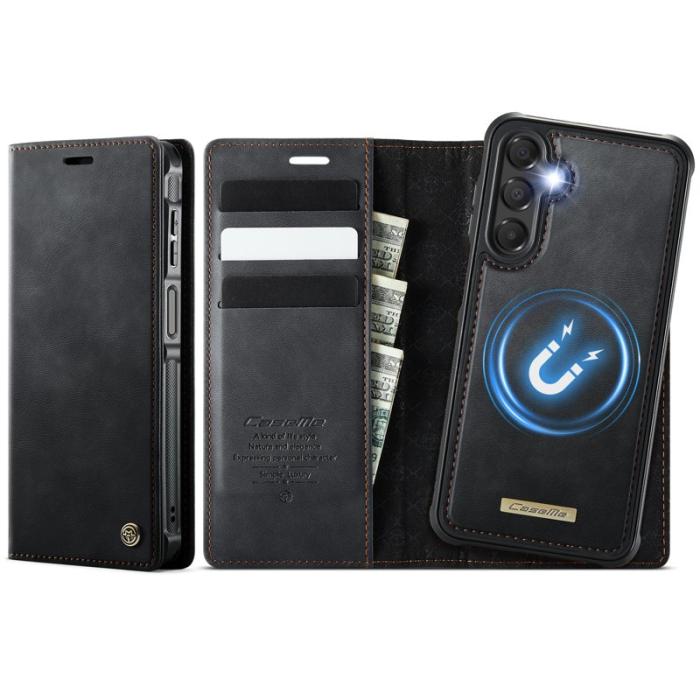 Caseme - CASEME C49 Magnetiskt Fodral för Samsung Galaxy A16 5G - Svart