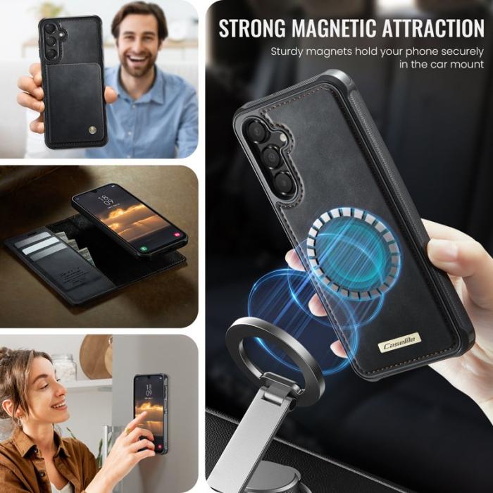 Caseme - CASEME C49 Magnetiskt Fodral för Samsung Galaxy A16 5G - Svart
