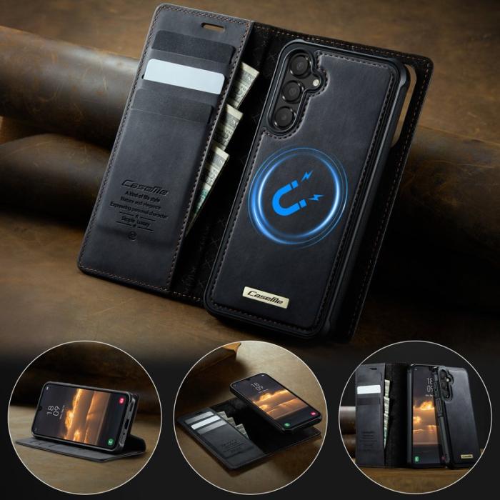 Caseme - CASEME C49 Magnetiskt Fodral för Samsung Galaxy A16 5G - Svart