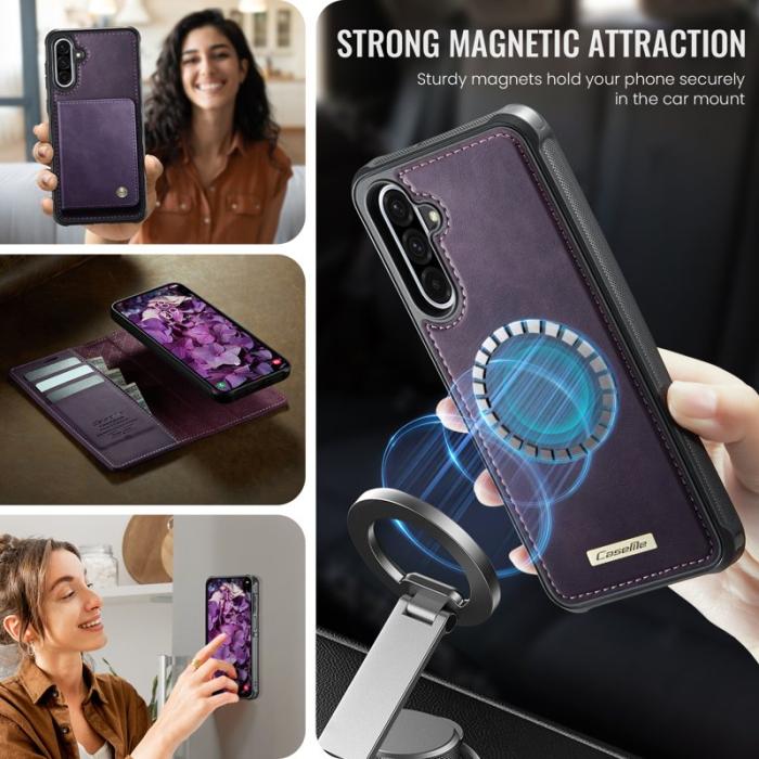 Caseme - CASEME C49 Magnetiskt Fodral för Samsung Galaxy A17 5G - Lila