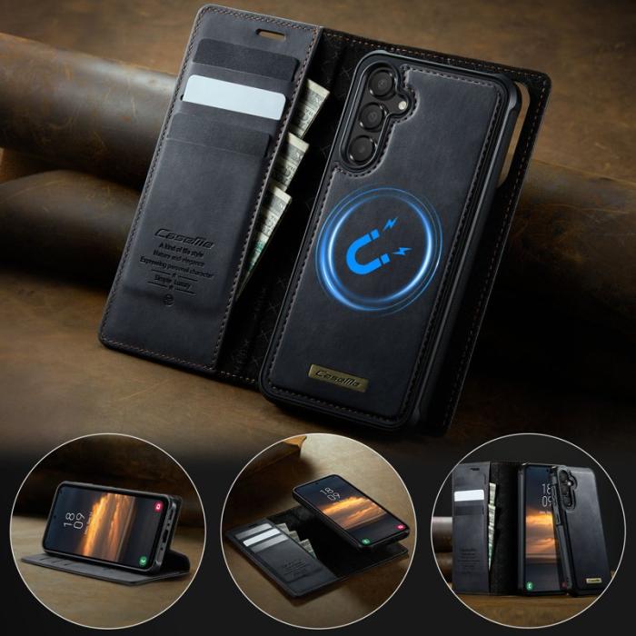 Caseme - CASEME C49 Magnetiskt Fodral för Samsung Galaxy A35/A55 5G - Svart