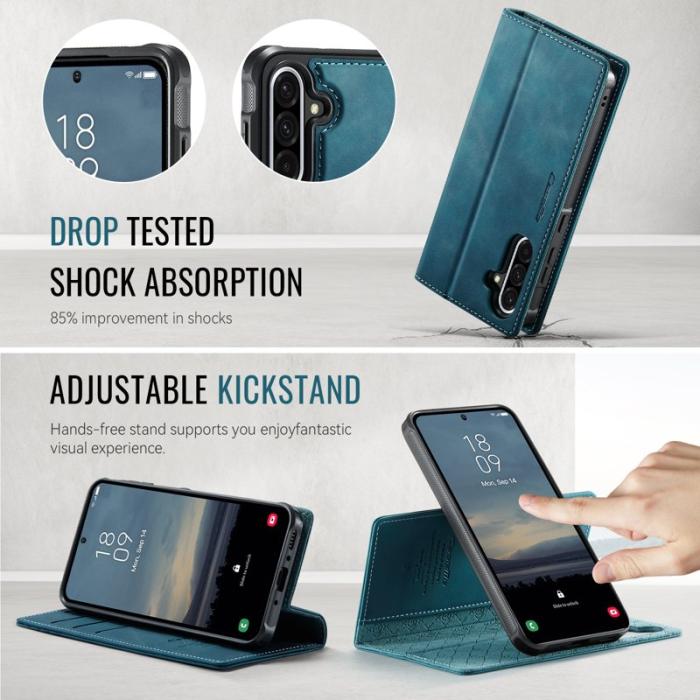 Caseme - CASEME C49 Magnetiskt Fodral för Samsung Galaxy A36 5G - Grön