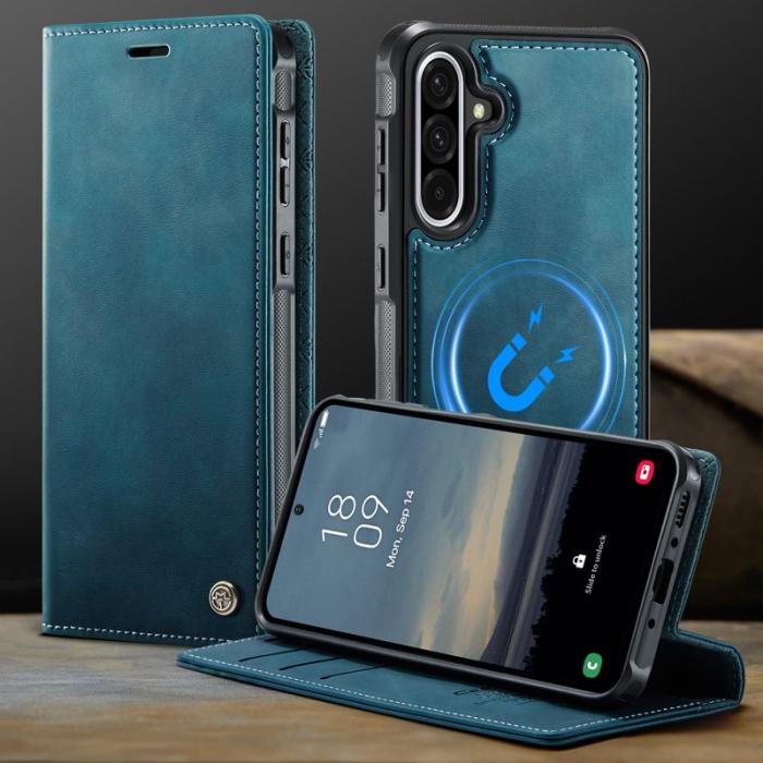 Caseme - CASEME C49 Magnetiskt Fodral för Samsung Galaxy A36 5G - Grön