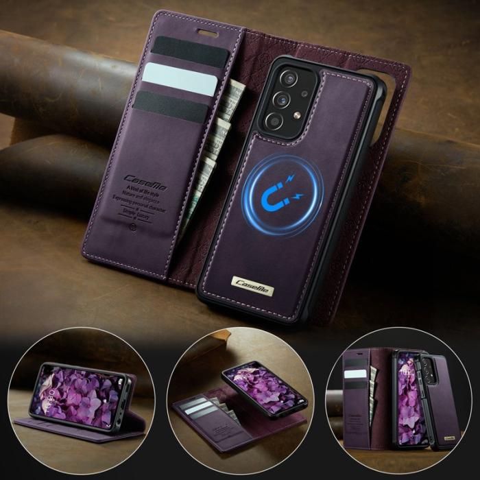 Caseme - CASEME C49 Magnetiskt Fodral för Samsung Galaxy A52s 5G Lila