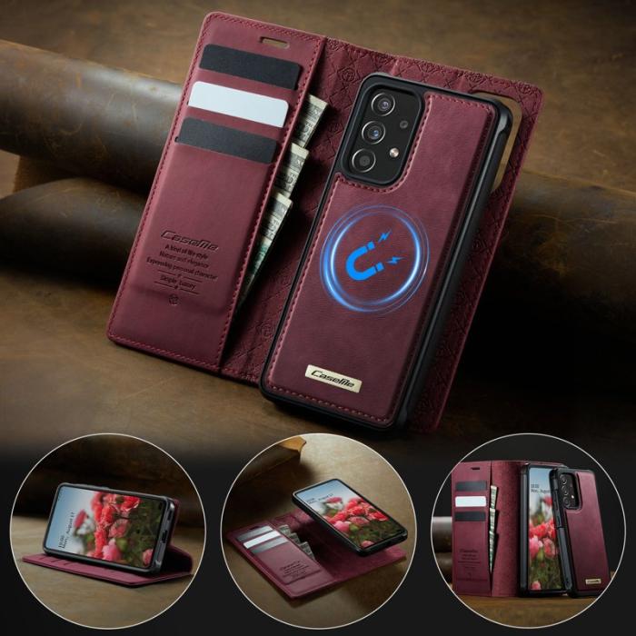 Caseme - CASEME C49 Magnetiskt Fodral för Samsung Galaxy A53 5G - Röd