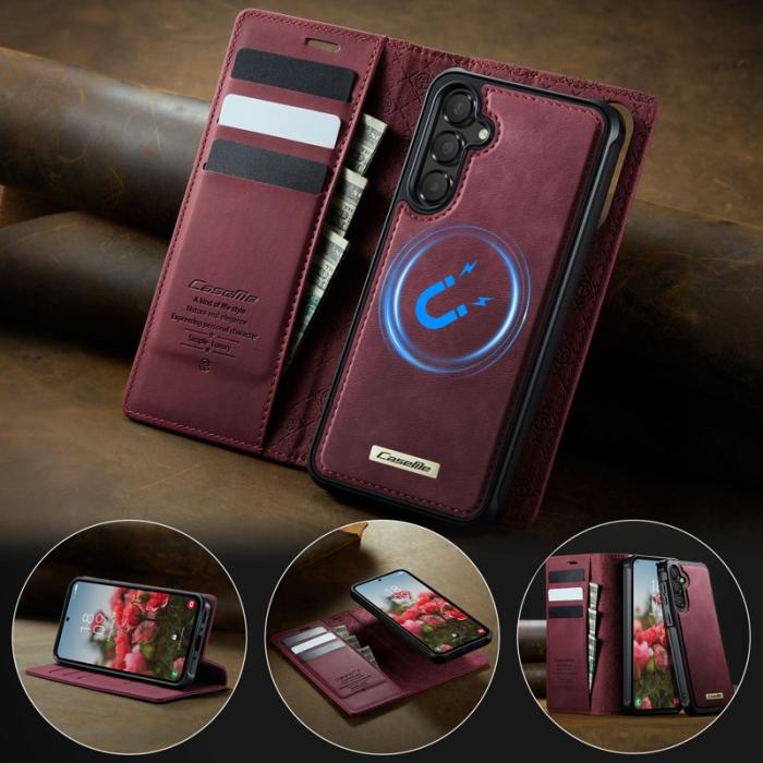 Caseme - CASEME C49 Magnetiskt Fodral för Samsung Galaxy A54 5G - Röd