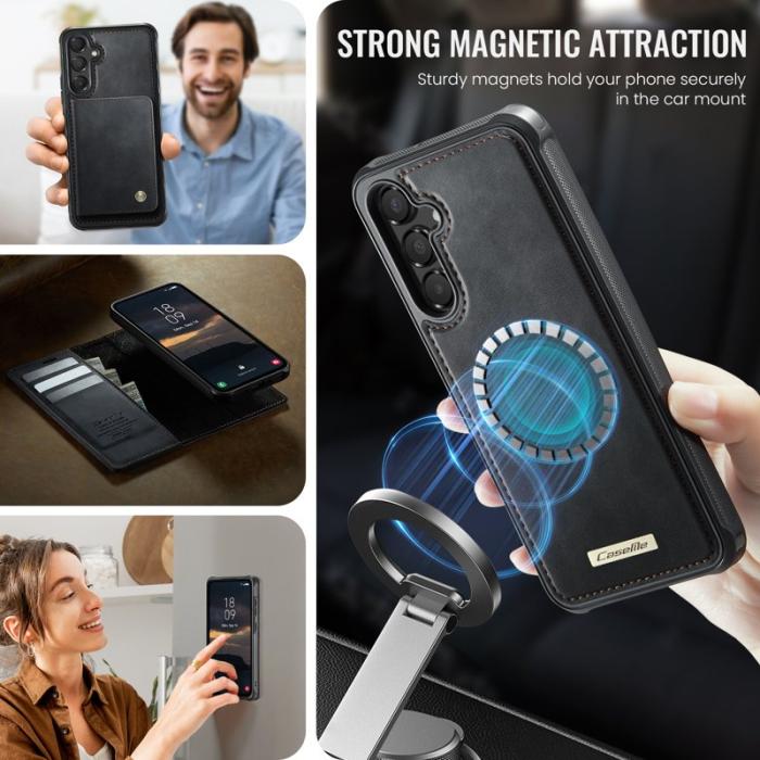 Caseme - CASEME C49 Magnetiskt Fodral för Samsung Galaxy A54 5G - Svart