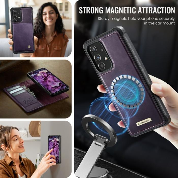 Caseme - CASEME C49 Magnetiskt Fodral till Samsung Galaxy A53 5G - Lila