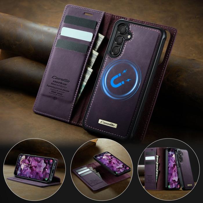 Caseme - CASEME C49 Magnetiskt Fodral till Samsung Galaxy A54 5G Lila