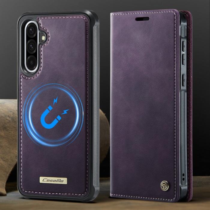 Caseme - CASEME C49 Samsung Galaxy A56 5G Skal RFID Låsning Lila