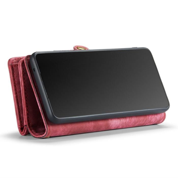 Caseme - CASEME för Samsung Galaxy S20 FE 2-i-1 Plånboksfodral Röd