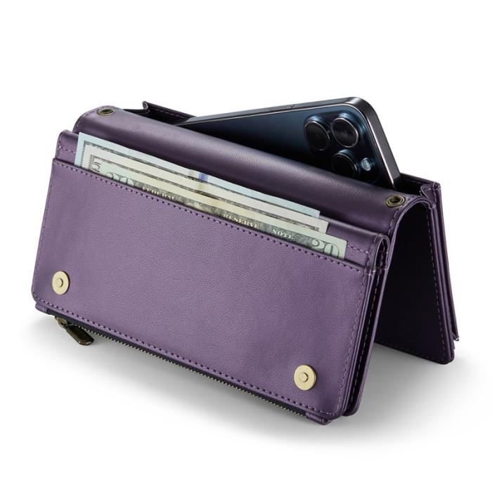 Caseme - CASEME Me10 Crossbody Bag för 4.0-6.7'' Telefon Lila