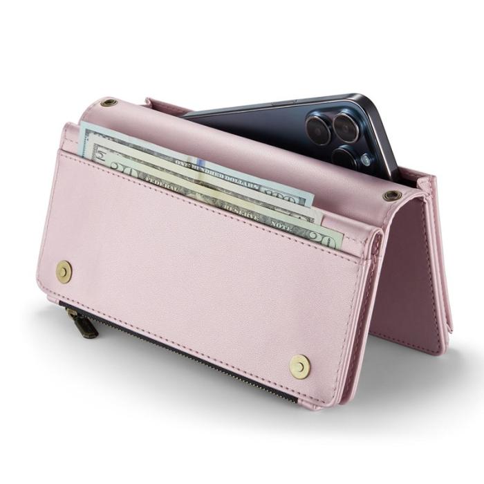 Caseme - CASEME Me10 Crossbody Bag för 4.0-6.7'' Telefon - Rosa