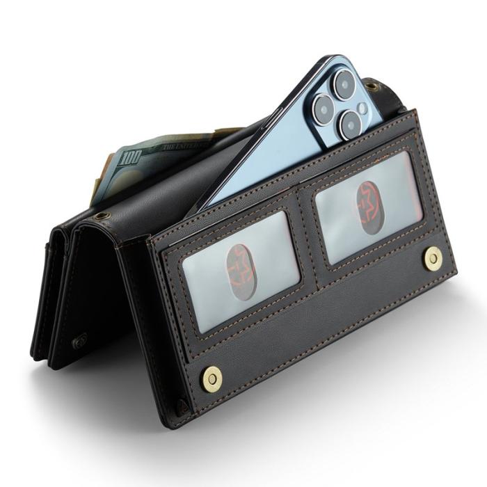 Caseme - CASEME Me10 Crossbody Bag för 4.0-6.7'' Telefon Svart