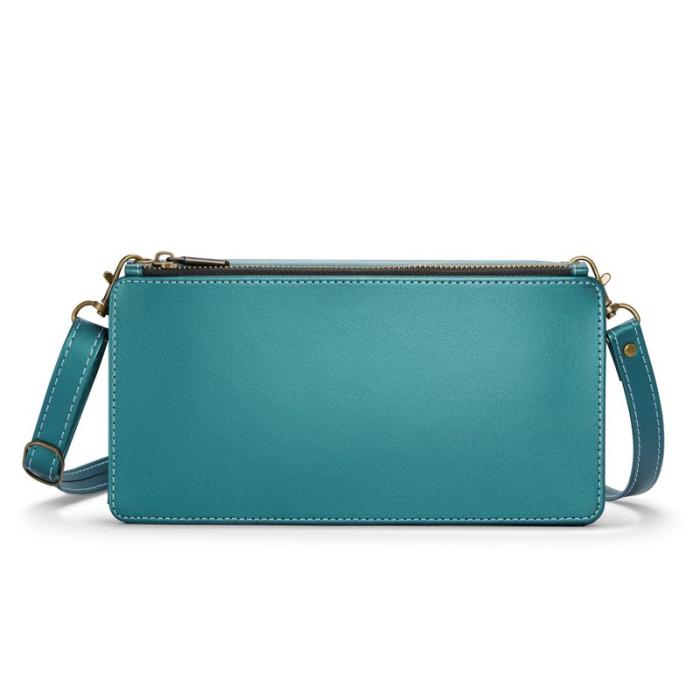 Caseme - CASEME Me20 Crossbody Phone Bag PU Läder Grön för 4-7.6