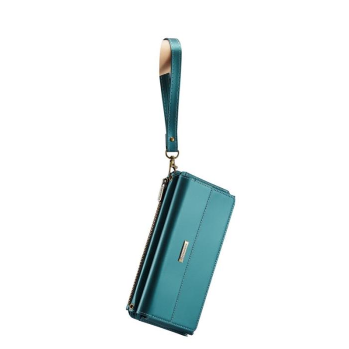 Caseme - CASEME Me20 Crossbody Phone Bag PU Läder Grön för 4-7.6