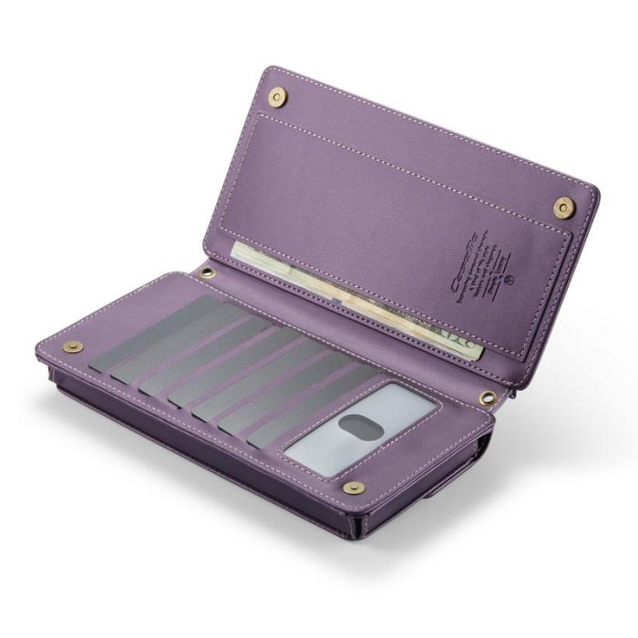 Caseme - CASEME Me20 Crossbody Phone Bag PU Läder Lila för 4-7.6 tum