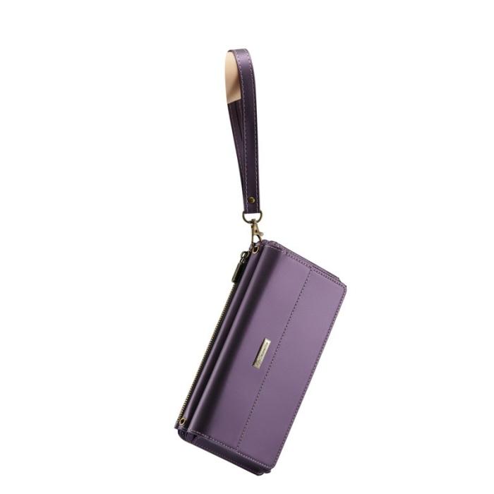 Caseme - CASEME Me20 Crossbody Phone Bag PU Läder Lila för 4-7.6 tum