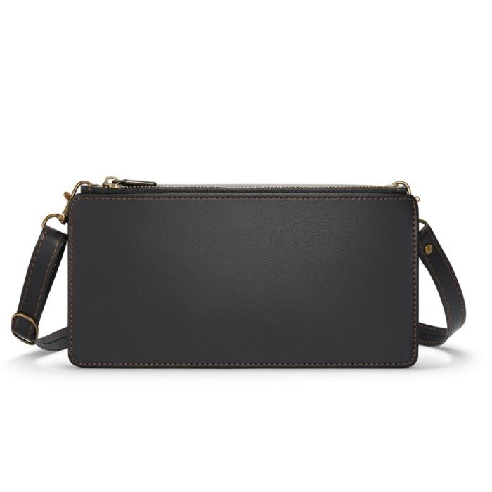 Caseme - CASEME Me20 Crossbody Phone Bag PU Läder Svart för Mobil