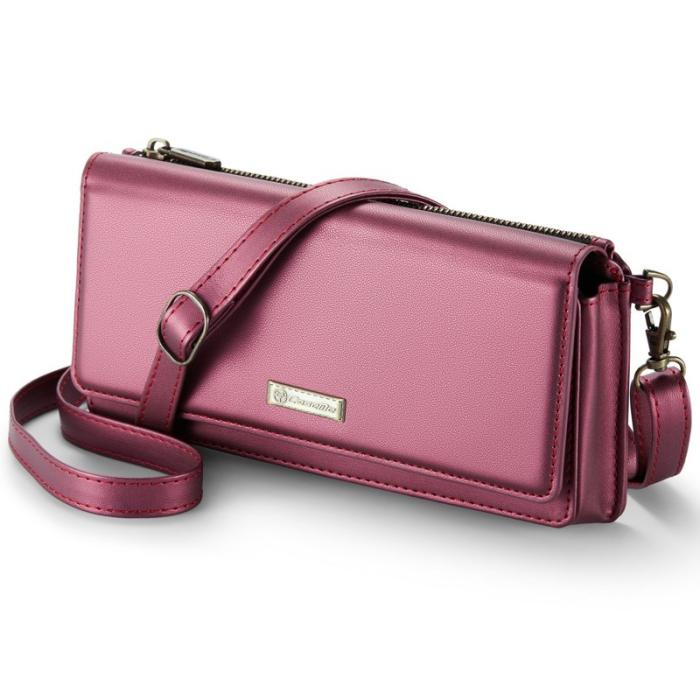 Caseme - CASEME Me30 Telefonläderväska RFID Blocker Röd 4.0-6.7 tum