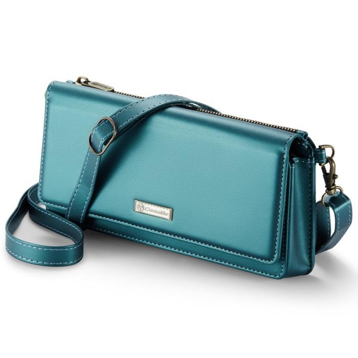 Caseme - CASEME Me30 Telefonläderväska RFID-blockerande Grön