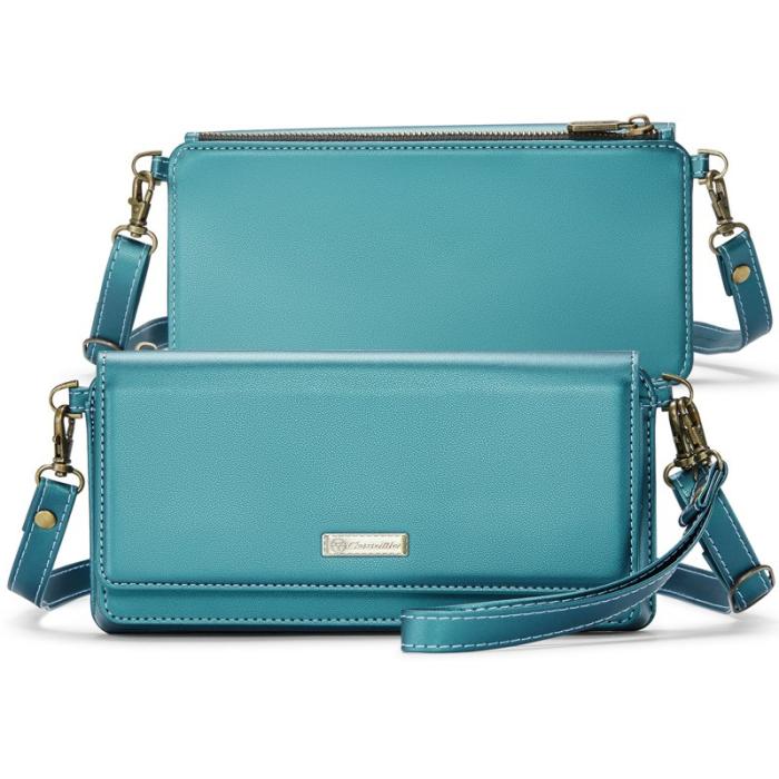 Caseme - CASEME Me30 Telefonläderväska RFID-blockerande Grön