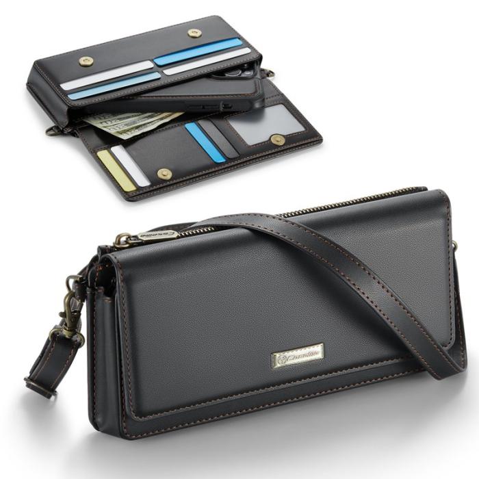 Caseme - CASEME Me30 Telefonläderväska RFID-blockerande - Svart