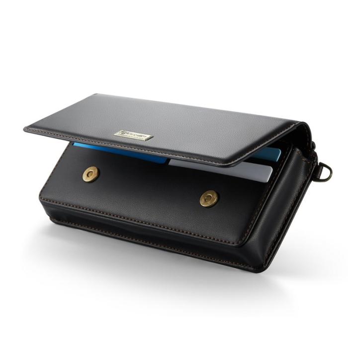 Caseme - CASEME Me30 Telefonläderväska RFID-blockerande - Svart