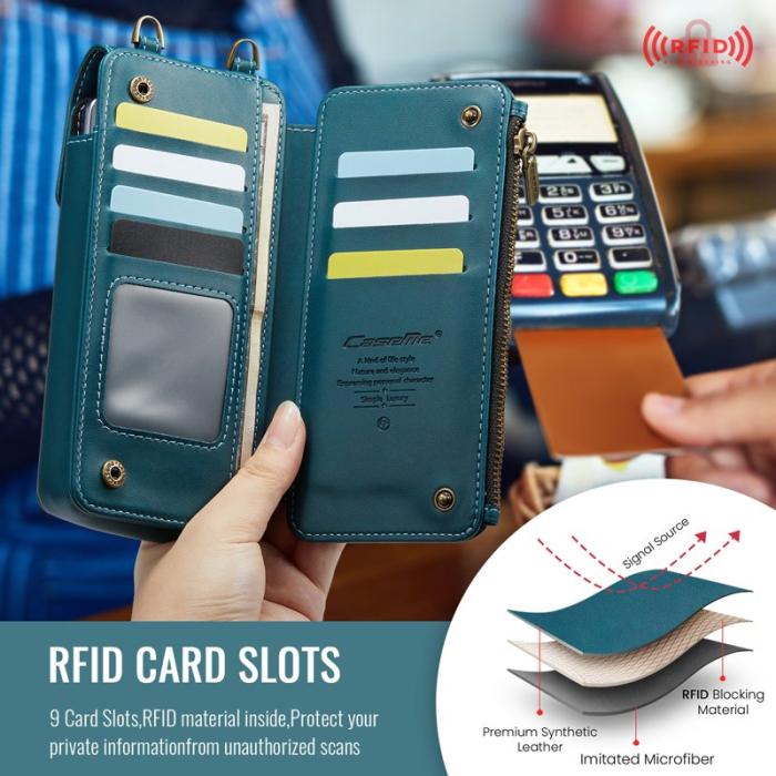 Caseme - CASEME ME40 Crossbody Bag för Samsung Galaxy Z Fold7 5G - Blå